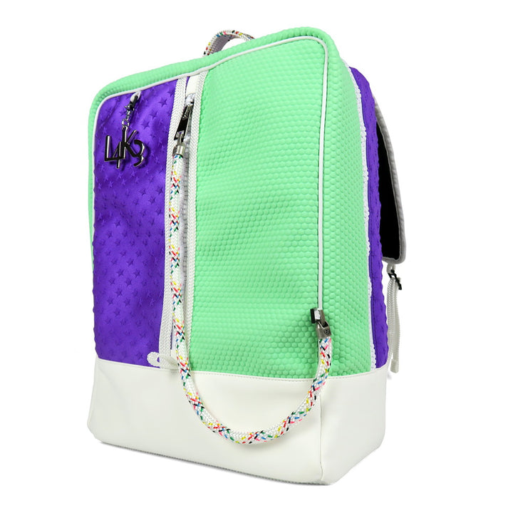 [L4K3] BACKPACK BP-08JP [Star Violet / Hexagon Green]