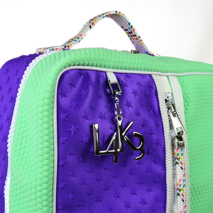 [L4K3] BACKPACK BP-08JP [Star Violet / Hexagon Green]