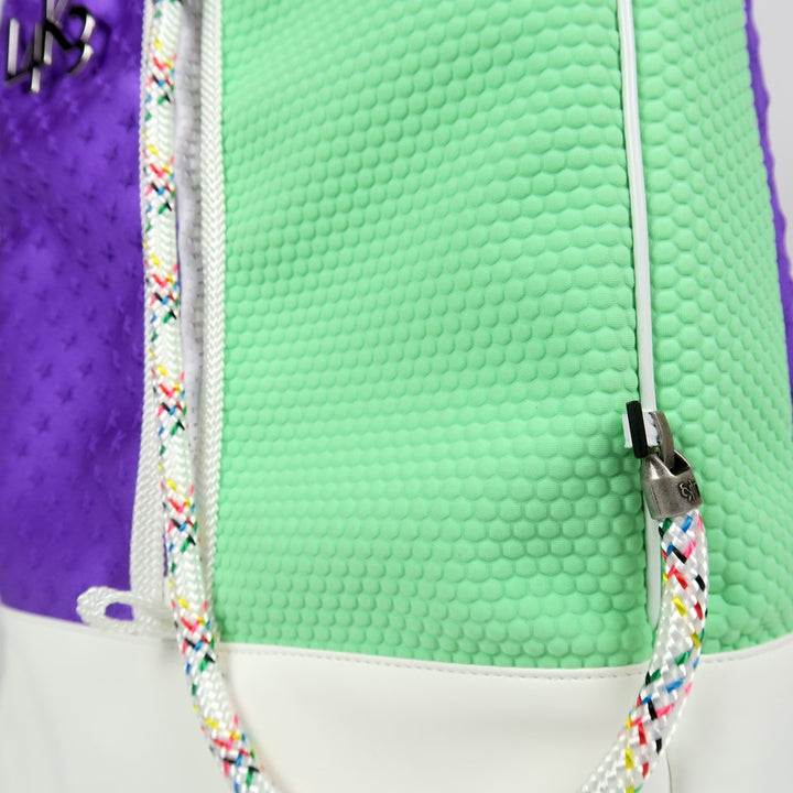 [L4K3] BACKPACK BP-08JP [Star Violet / Hexagon Green]
