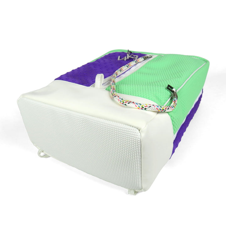 [L4K3] BACKPACK BP-08JP [Star Violet / Hexagon Green]