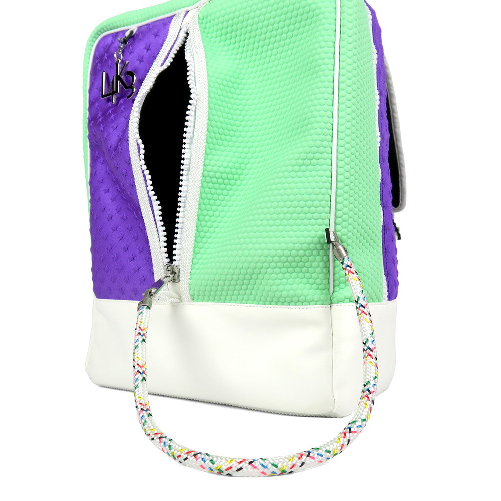 [L4K3] BACKPACK BP-08JP [Star Violet / Hexagon Green]