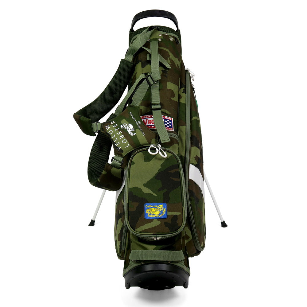 YELLOW LOBSTER スタンド式キャディバッグ DESERT CAMO 公式】Yellow Lobster キャディバッグ CALIFORNIA OLIVE