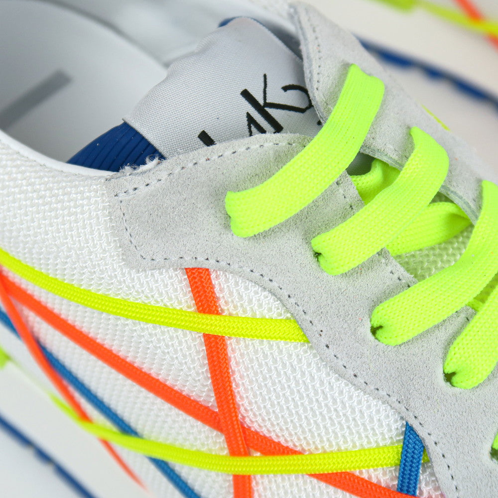 L4K3 (レイク) スニーカー F48-OLD ホワイト＆オレンジ　メンズ メンズL4K3スニーカー F48-OLD \u2013 Zen Style