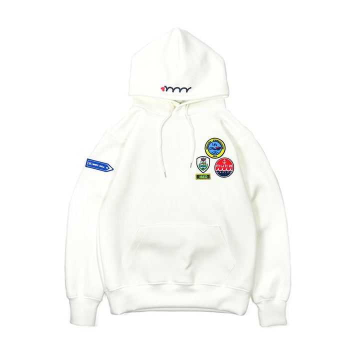 [L4K3 x muta] Light Bonded Hoodie [Heart/White] MMJC-443166LK-WH 