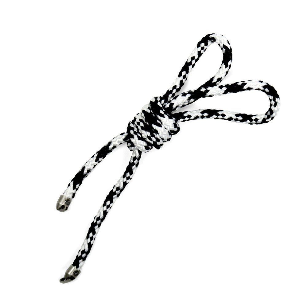 【L4K3】MACARON ROPE 【WHITE/BLACK2】