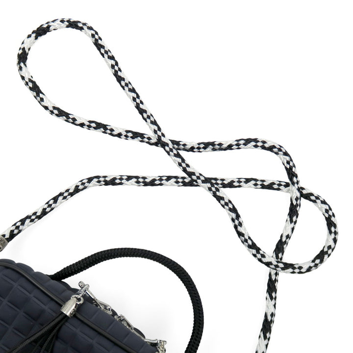 【L4K3】MACARON ROPE 【WHITE/BLACK2】