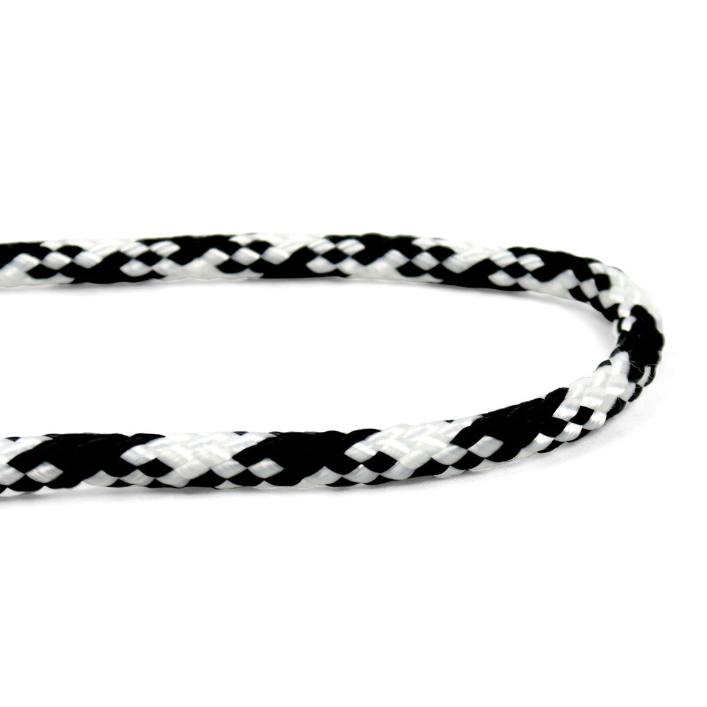 【L4K3】MACARON ROPE 【WHITE/BLACK2】