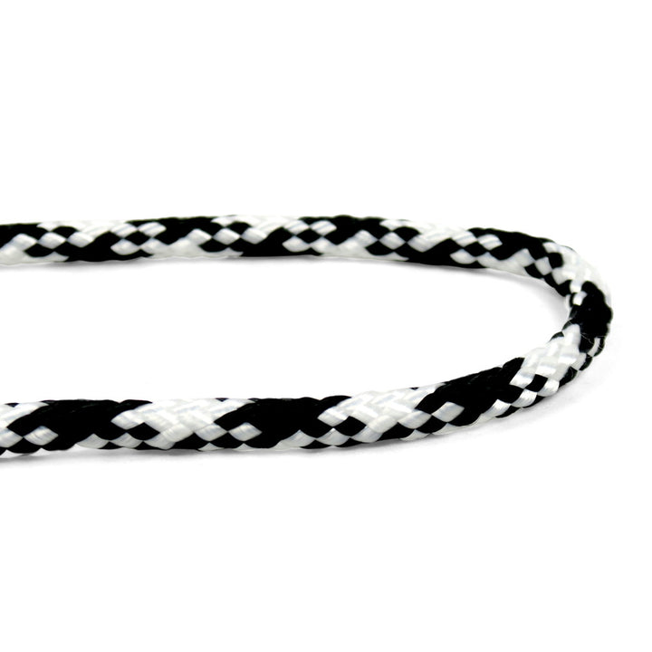 【L4K3】MACARON ROPE 【WHITE/BLACK2】