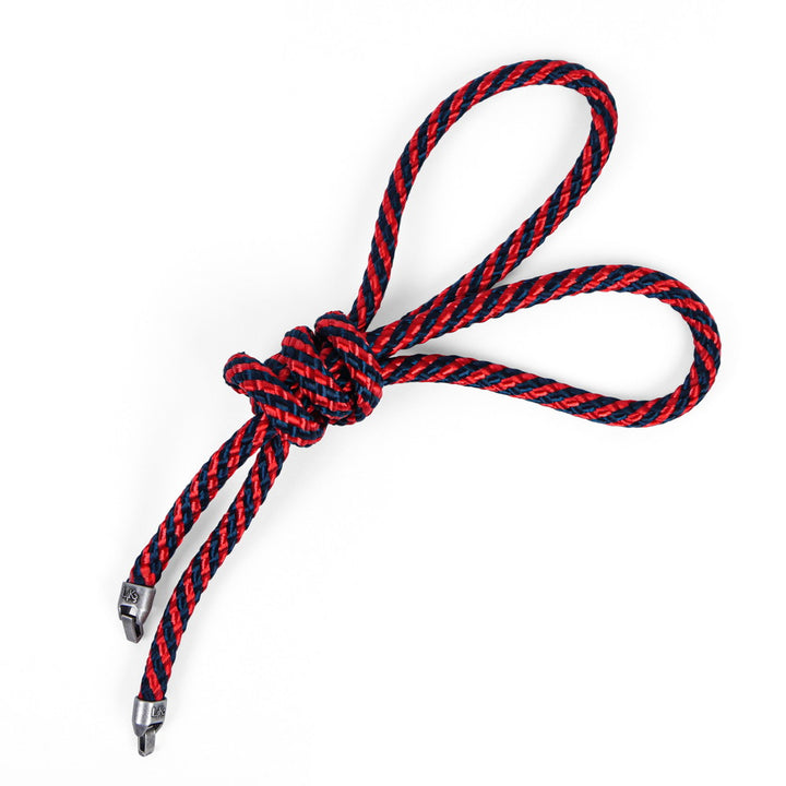 【L4K3】MACARON ROPE 【RED/NAVY】