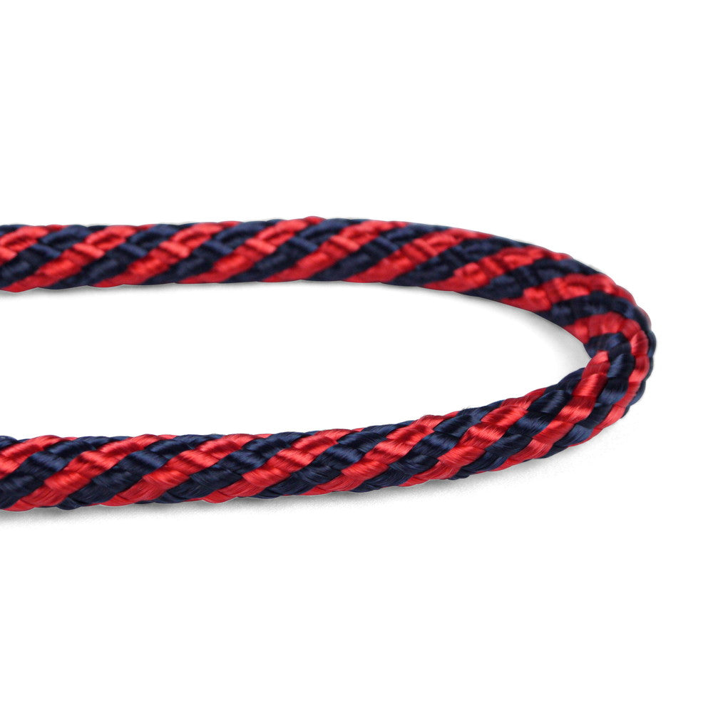【L4K3】MACARON ROPE 【RED/NAVY】