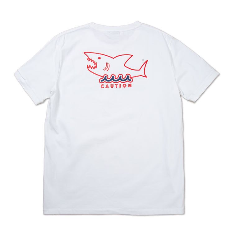 【MMAX434190WH】CAUTION Tシャツ (WHITE)