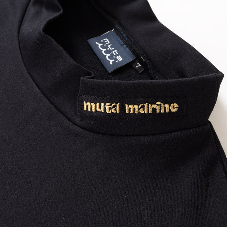 【MMJC-443161】ウォームポンチ モックネックシャツ　OFF WHITE