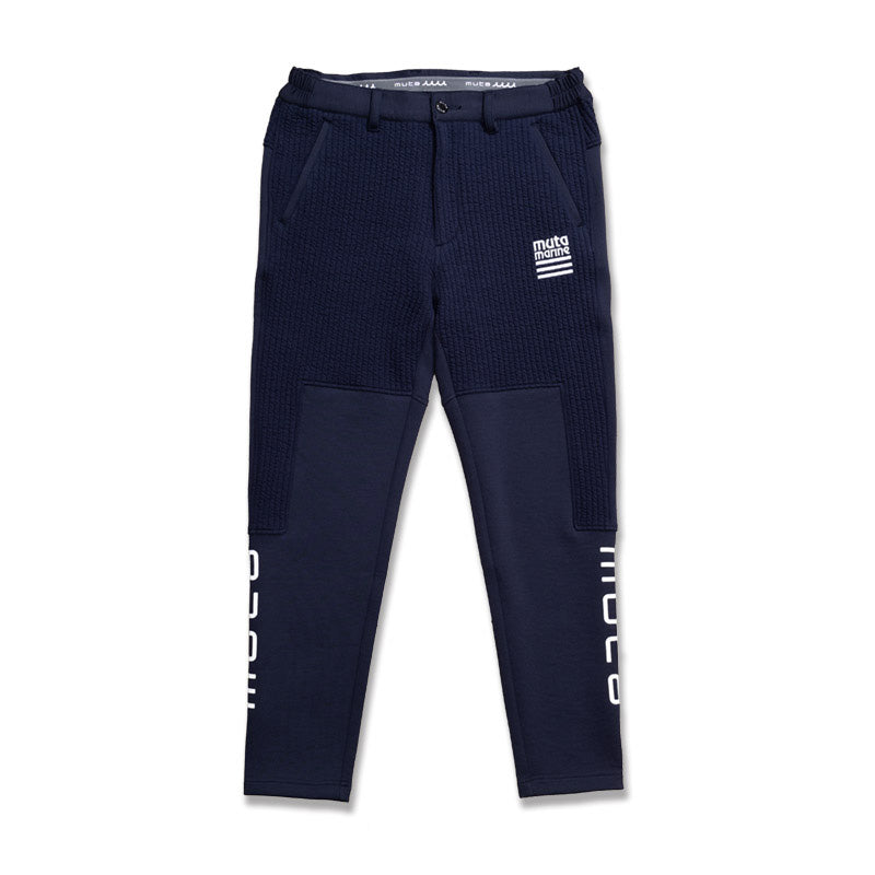 【MMJC-444130】ストライプキルト ムーブバルパンツ　NAVY