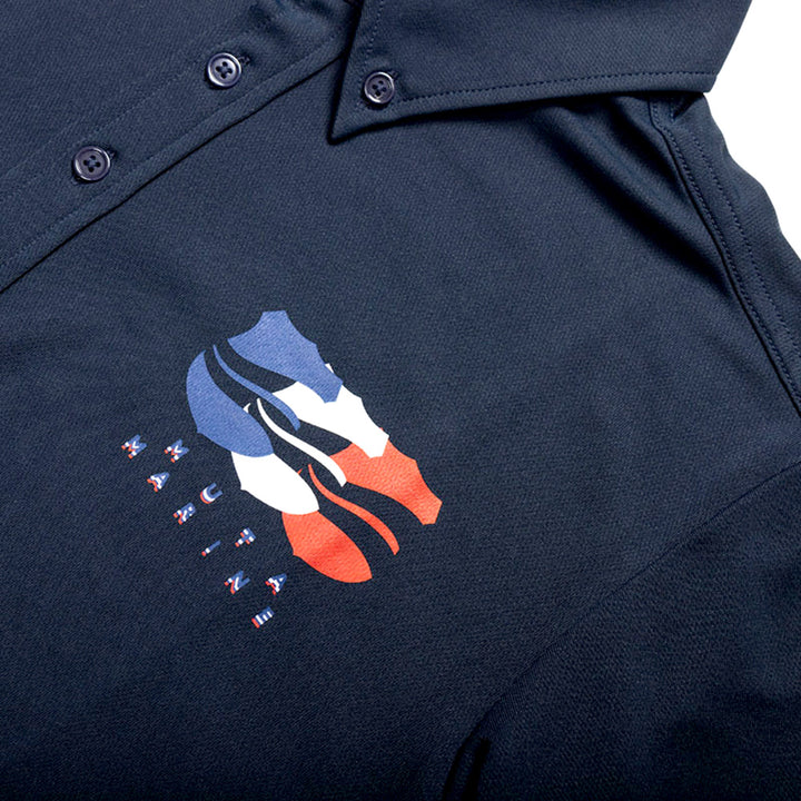 [MMAX-446126] MOTION WAVE Polo Shirt (NAVY)