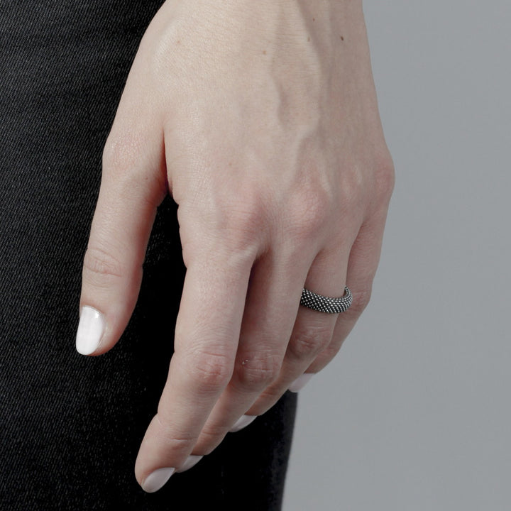 [N25ANE00116]DOTTED FINE RING 