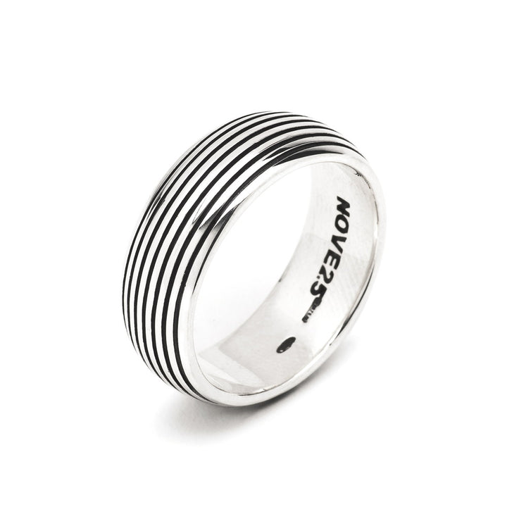 [N25ANE00118] STRIPED BAND RING 