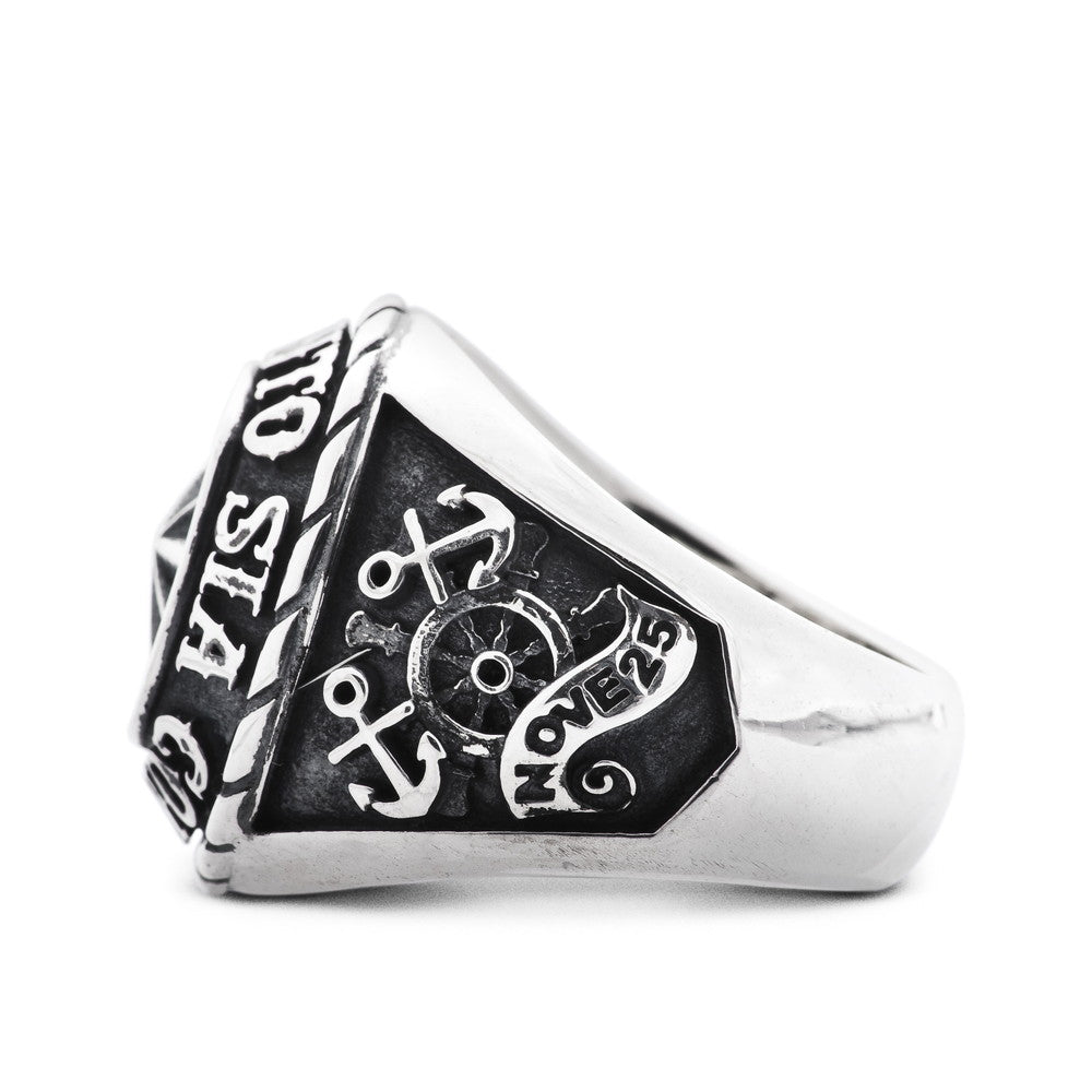 [N25ANE00169]TRADITIONAL WIND ROSE RING 