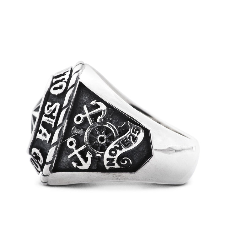 [N25ANE00169]TRADITIONAL WIND ROSE RING 