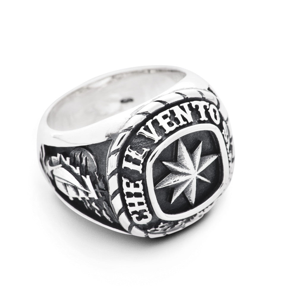 [N25ANE00169]TRADITIONAL WIND ROSE RING 