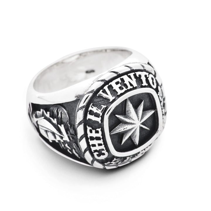 [N25ANE00169]TRADITIONAL WIND ROSE RING 