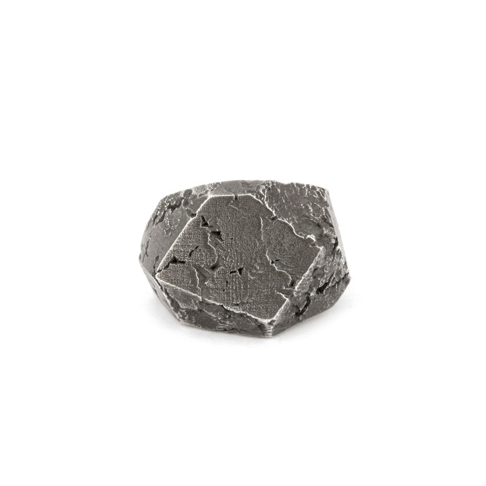 [N25ANE00394] MATERIC POLYGON SIGNET RING 