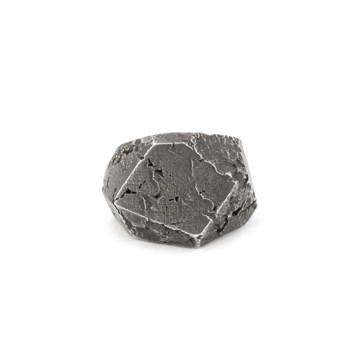 [N25ANE00394] MATERIC POLYGON SIGNET RING 