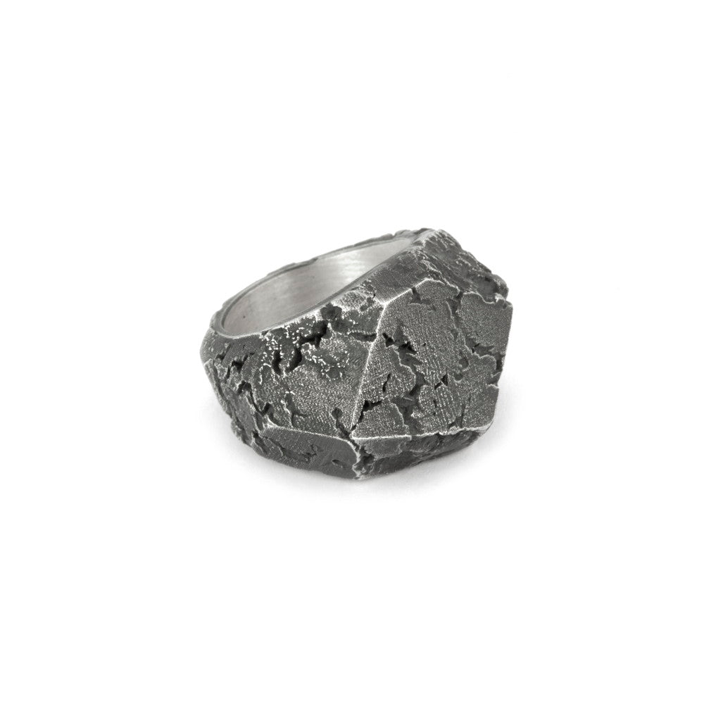 [N25ANE00394] MATERIC POLYGON SIGNET RING 