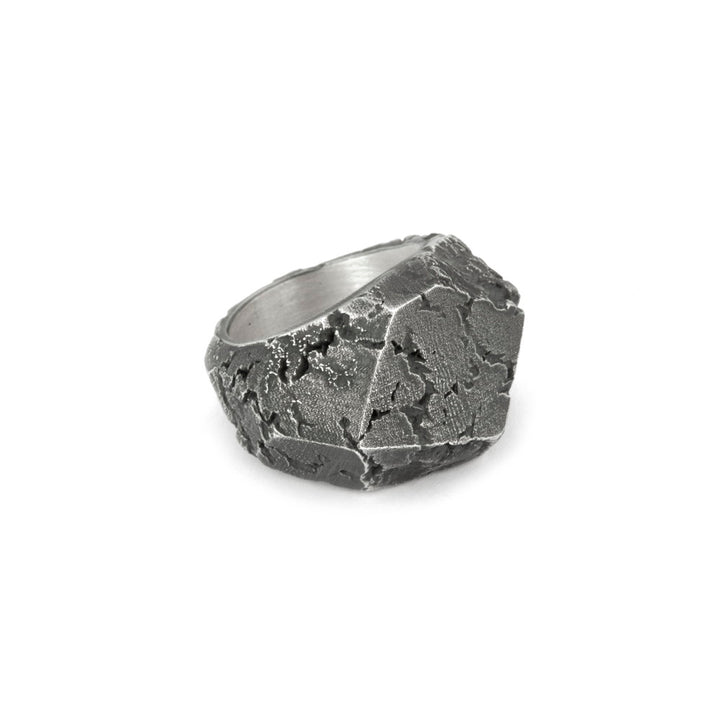 [N25ANE00394] MATERIC POLYGON SIGNET RING 