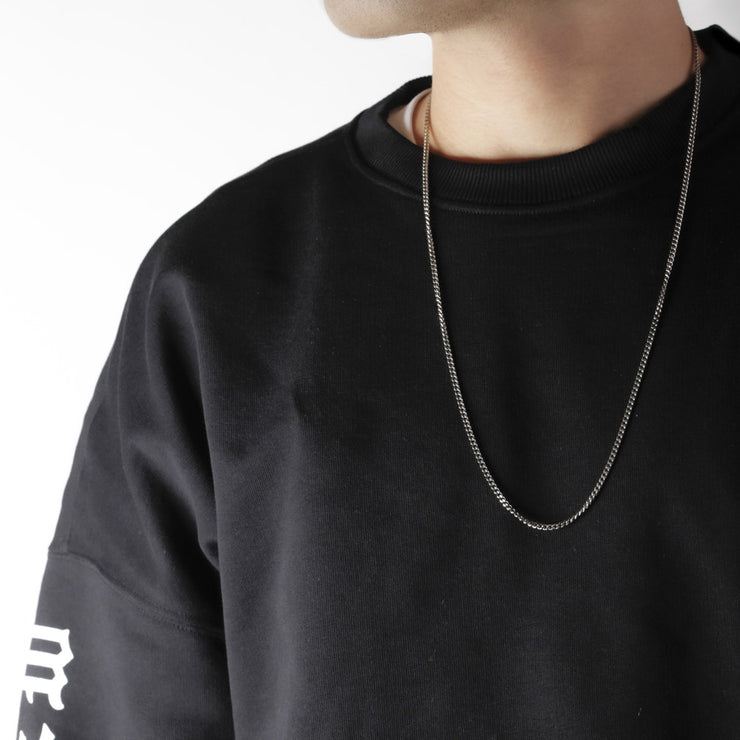 【N25COL00197】080 CURB CHAIN NECKLACE
