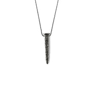 【N25COL00228】FORGED NAIL PENDANT NECKLACE F040 L70