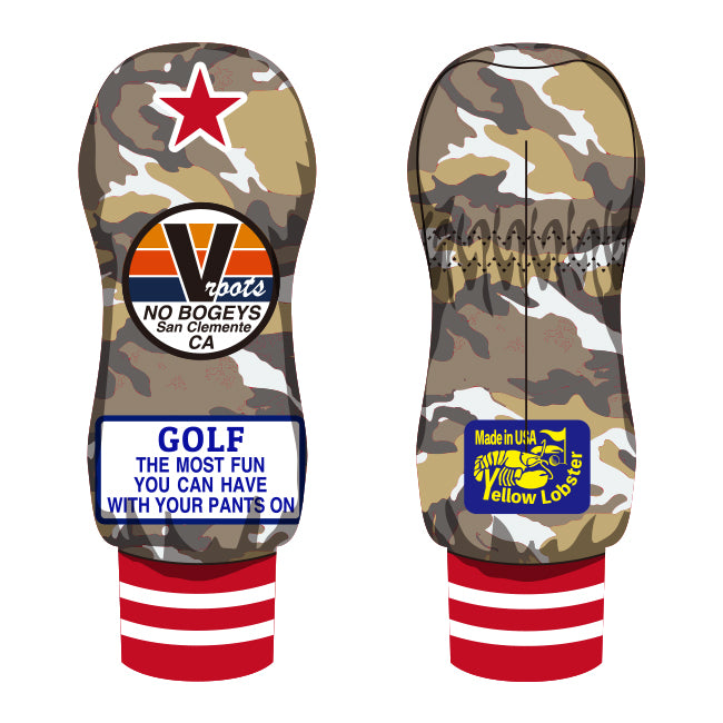 [Yellow Lobster] Desert Camo FW Headcover 