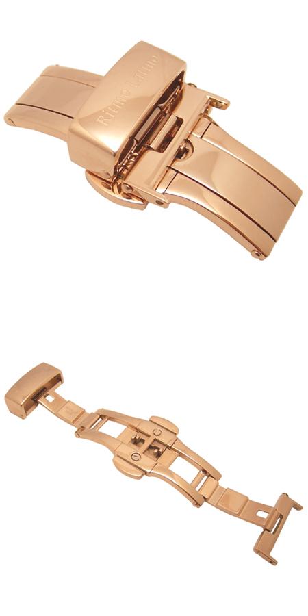 ドーム状ガラスが特徴のイタリア腕時計Ritmo Latino MILANO（リトモラティーノ ミラノ） Ritmo Latino MILANO D-BUCKLE DB16PG 16mm