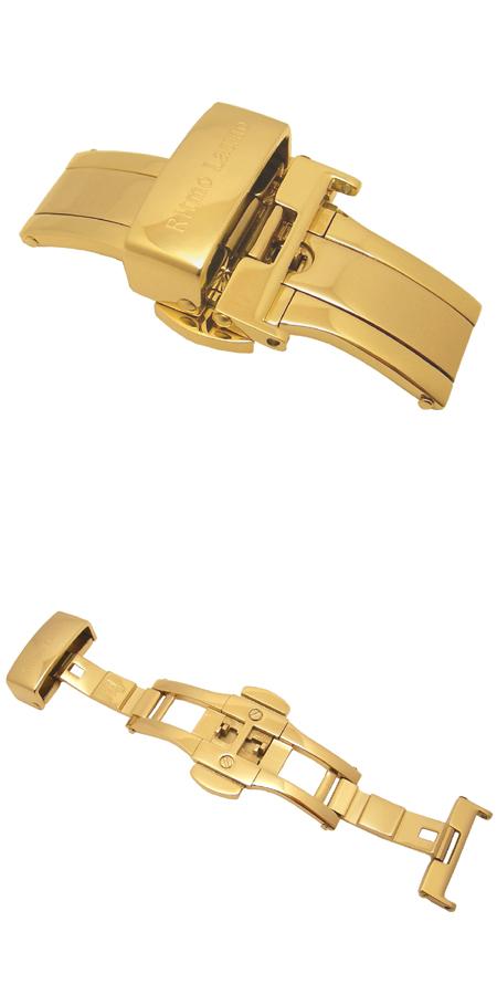 ドーム状ガラスが特徴のイタリア腕時計Ritmo Latino MILANO（リトモラティーノ ミラノ） Ritmo Latino MILANO D-BUCKLE DB16YG 16mm