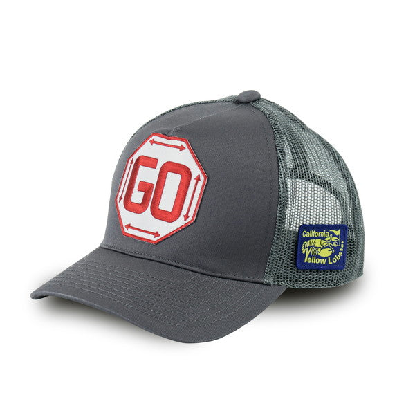 CAP　PATCH GO RED　YL-6506-GY